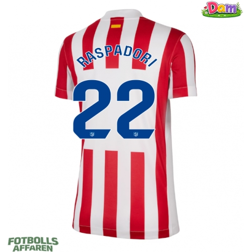 Atletico Madrid Giacomo Raspadori #22 Hemmatröja Kvinnor 2025-26 Kortärmad